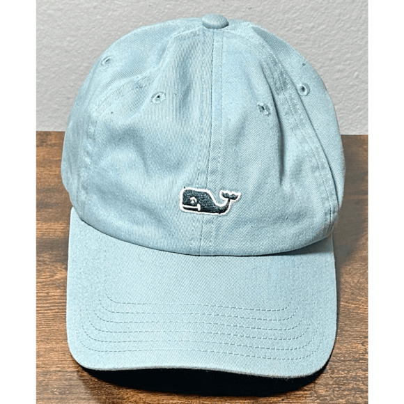 Vineyard Vines Other - Vineyard Vines Unisex Aqua Marine Blue Adjustable Cap Gently Used